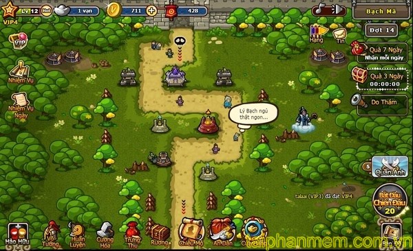 Tower Defense cho Android Game xây tháp phòng thủ